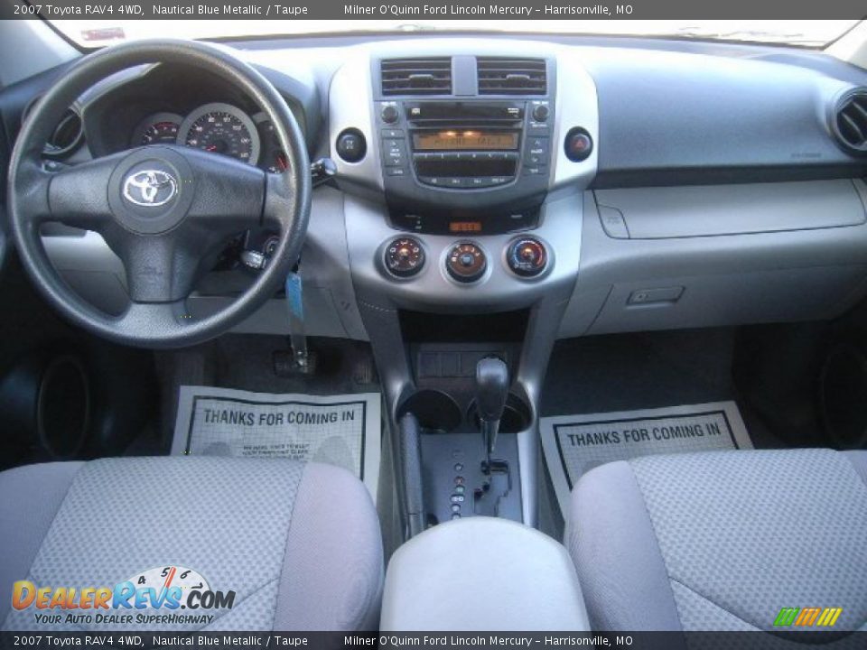 2007 Toyota RAV4 4WD Nautical Blue Metallic / Taupe Photo #23