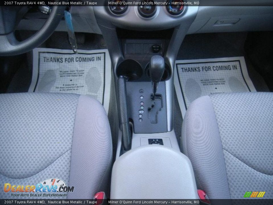2007 Toyota RAV4 4WD Nautical Blue Metallic / Taupe Photo #25