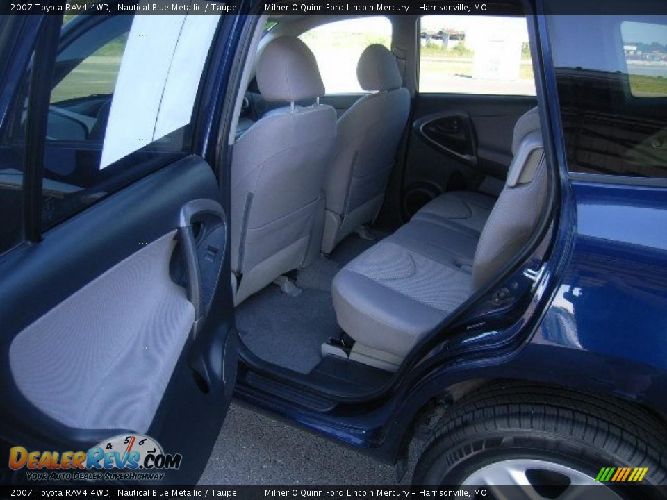 2007 Toyota RAV4 4WD Nautical Blue Metallic / Taupe Photo #26