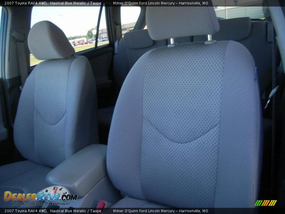 2007 Toyota RAV4 4WD Nautical Blue Metallic / Taupe Photo #31