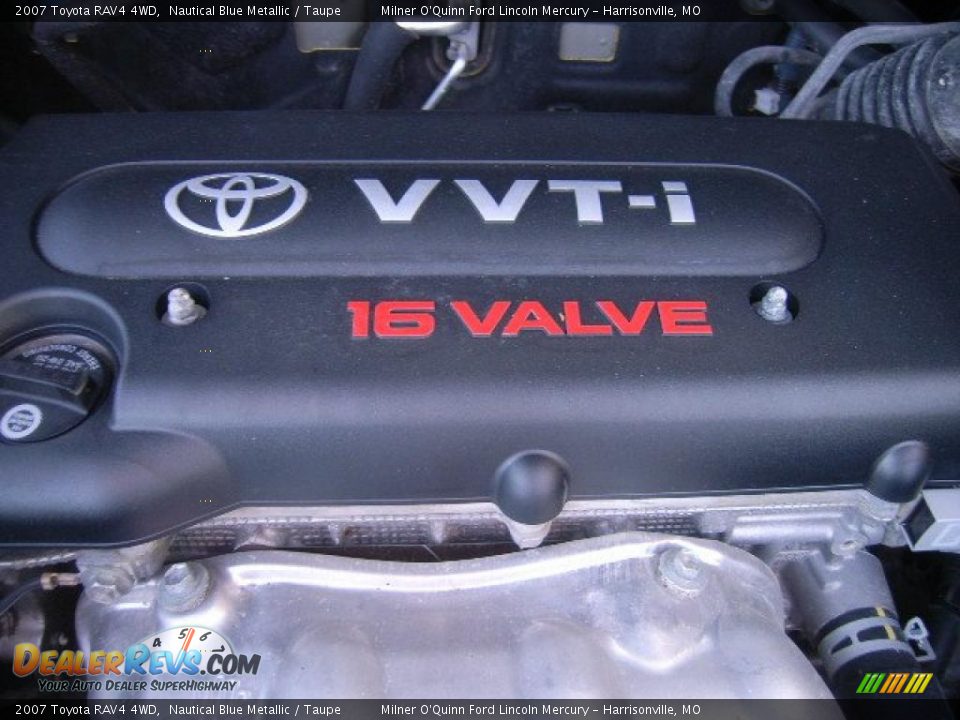 2007 Toyota RAV4 4WD Nautical Blue Metallic / Taupe Photo #34
