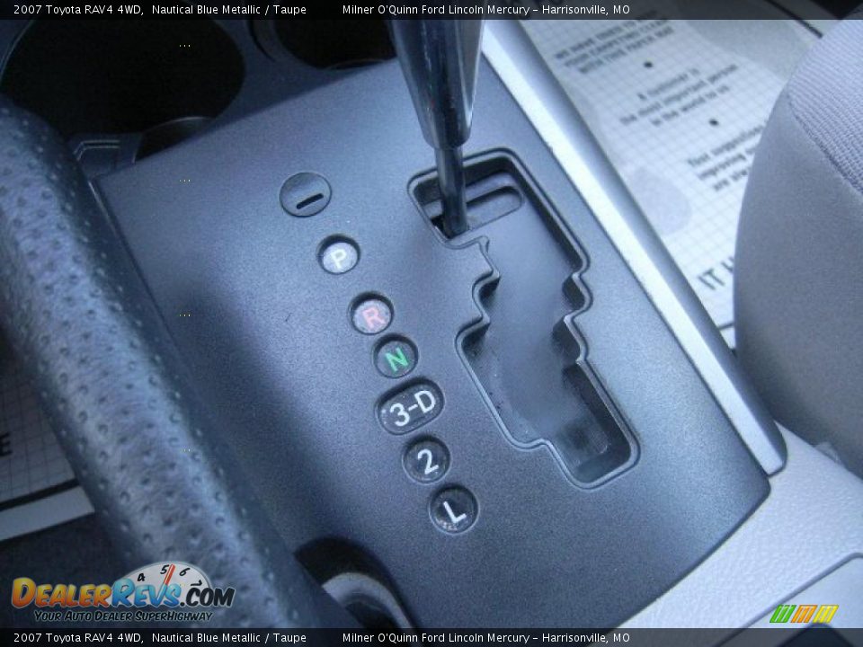 2007 Toyota RAV4 4WD Nautical Blue Metallic / Taupe Photo #36