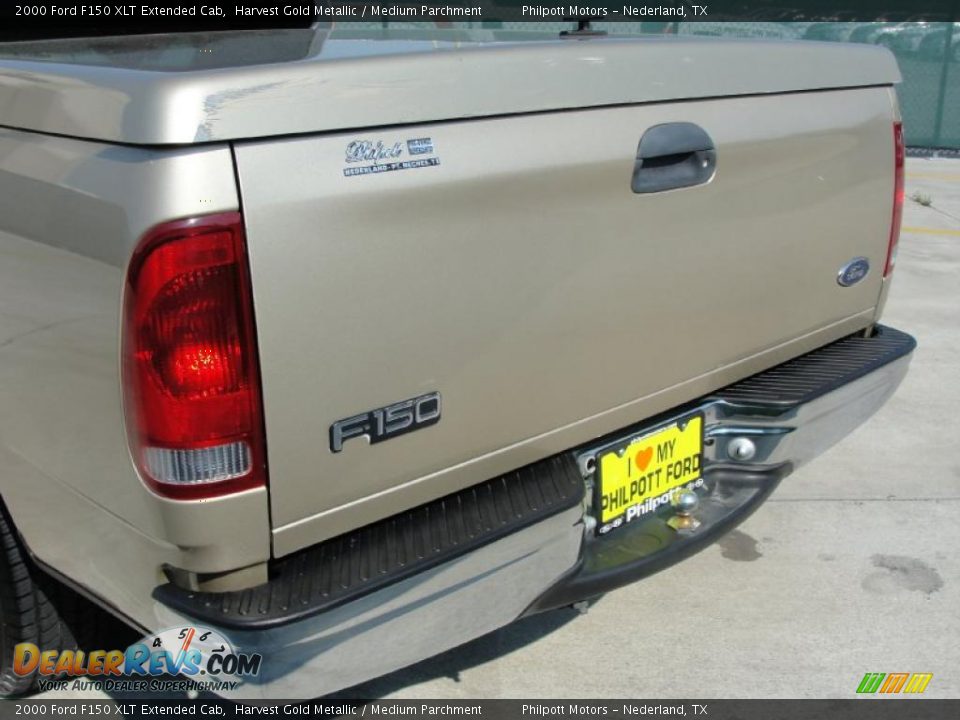 2000 Ford F150 XLT Extended Cab Harvest Gold Metallic / Medium Parchment Photo #23