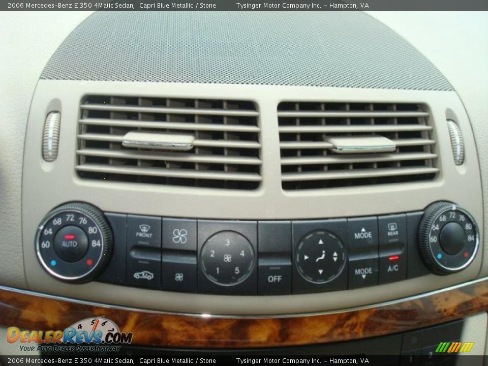 2006 Mercedes-Benz E 350 4Matic Sedan Capri Blue Metallic / Stone Photo #16