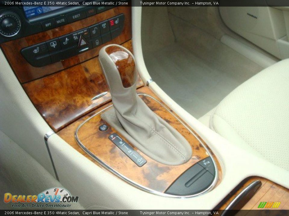 2006 Mercedes-Benz E 350 4Matic Sedan Capri Blue Metallic / Stone Photo #19