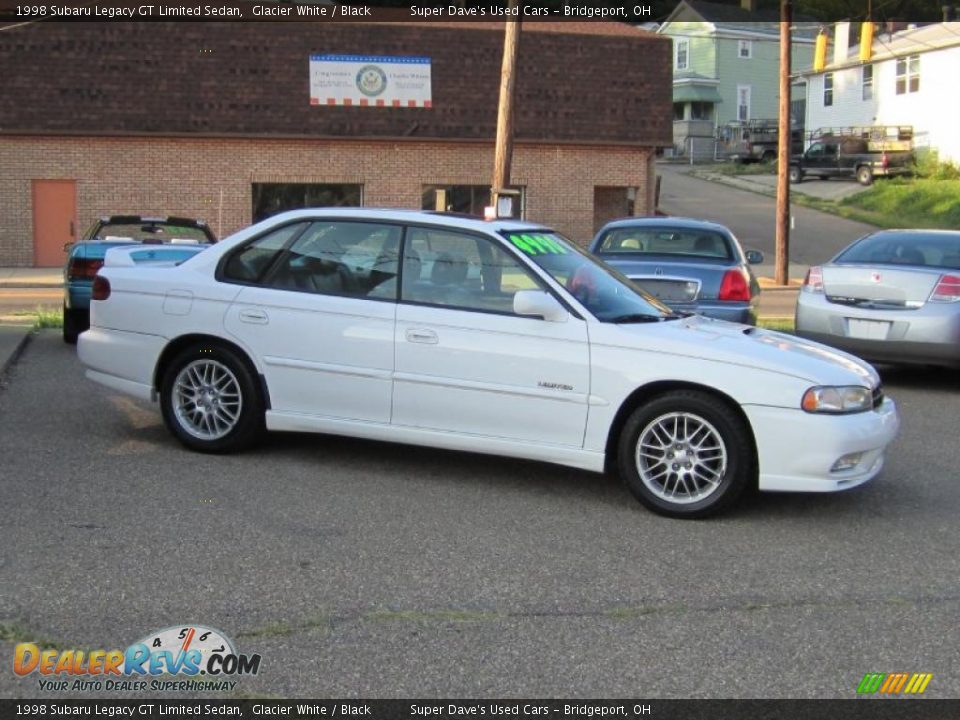 1998 Subaru Legacy GT Limited Sedan Glacier White / Black Photo #2