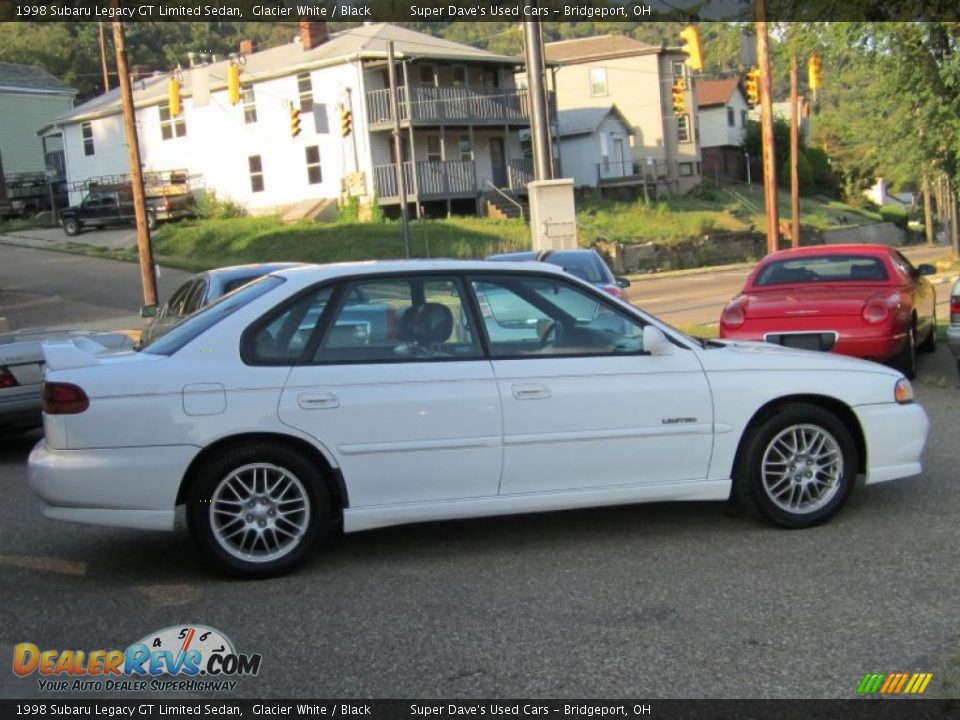 1998 Subaru Legacy GT Limited Sedan Glacier White / Black Photo #3