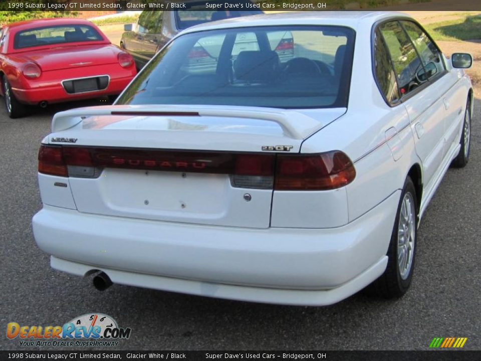 1998 Subaru Legacy GT Limited Sedan Glacier White / Black Photo #4