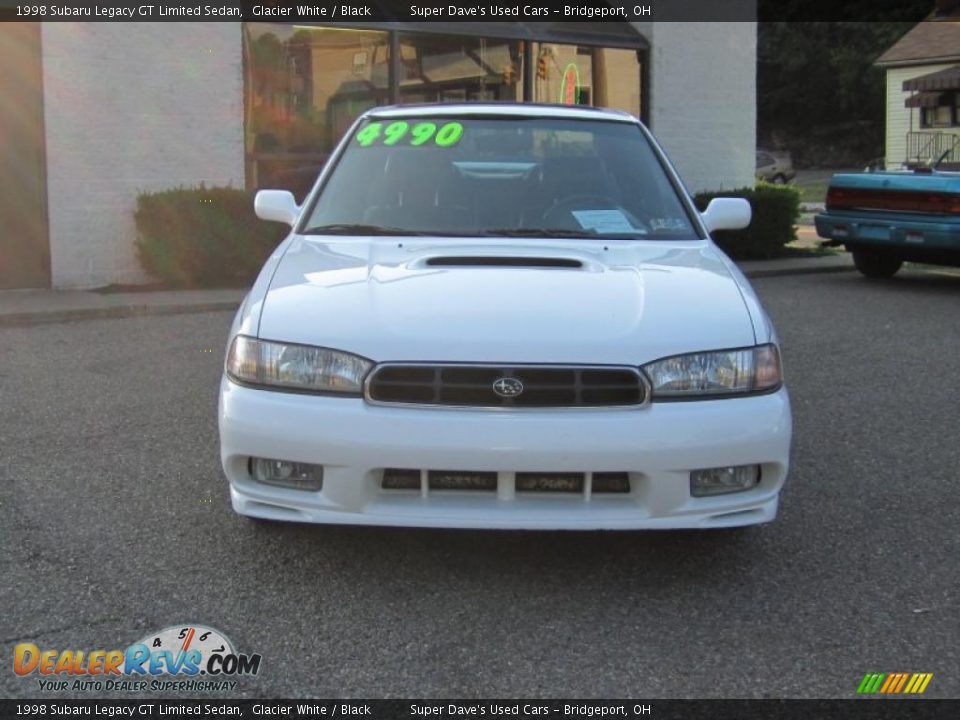 1998 Subaru Legacy GT Limited Sedan Glacier White / Black Photo #11