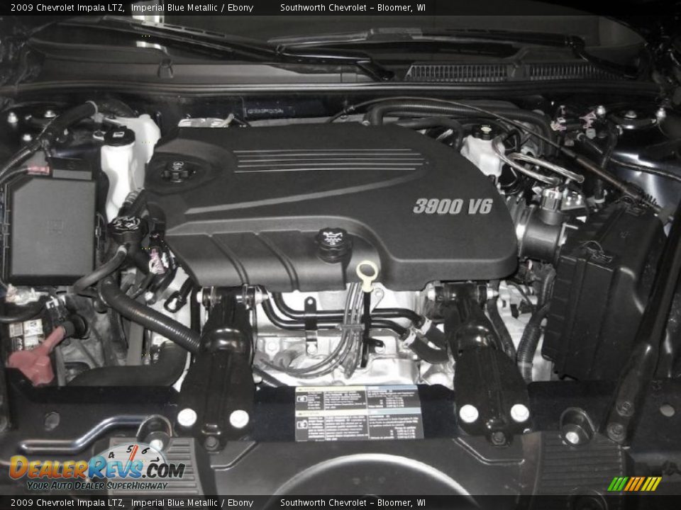 2009 Chevrolet Impala LTZ Imperial Blue Metallic / Ebony Photo #14
