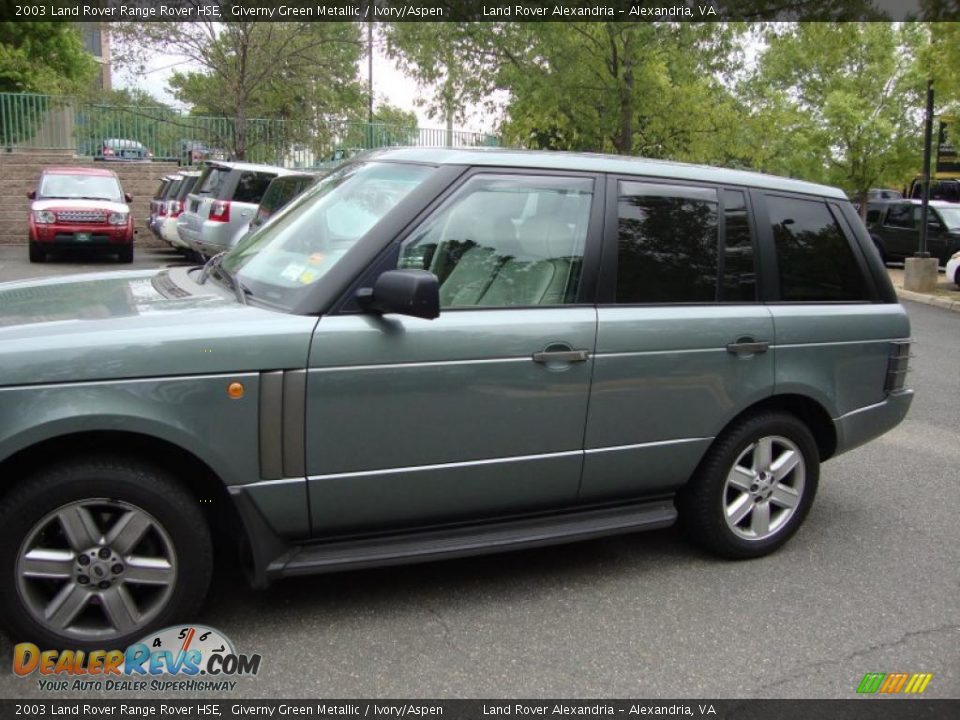 2003 Land Rover Range Rover HSE Giverny Green Metallic / Ivory/Aspen Photo #2