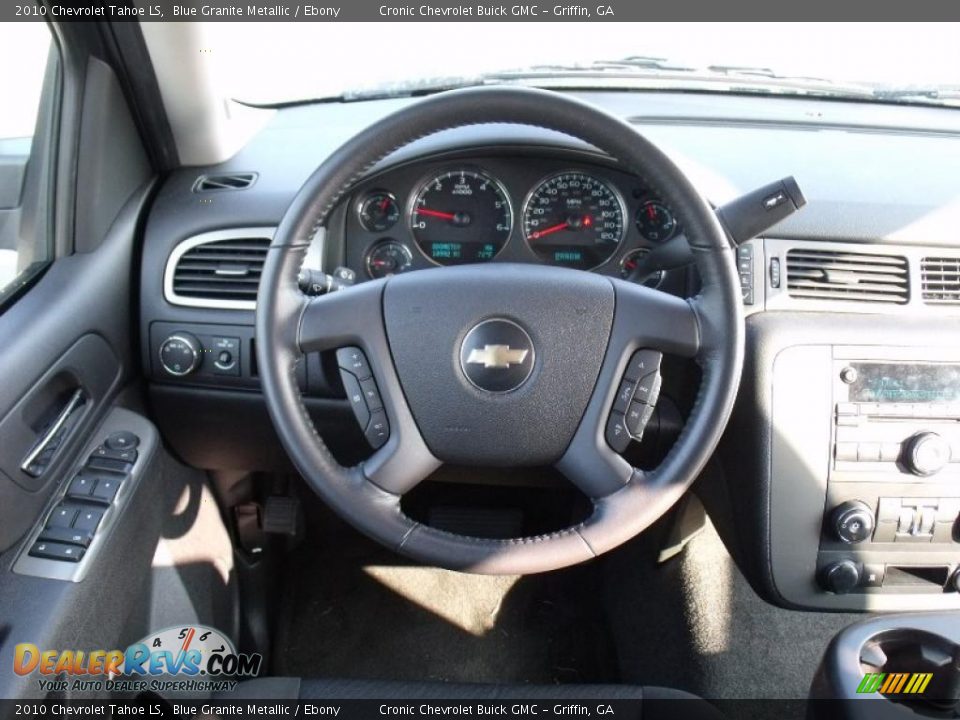 2010 Chevrolet Tahoe LS Blue Granite Metallic / Ebony Photo #19