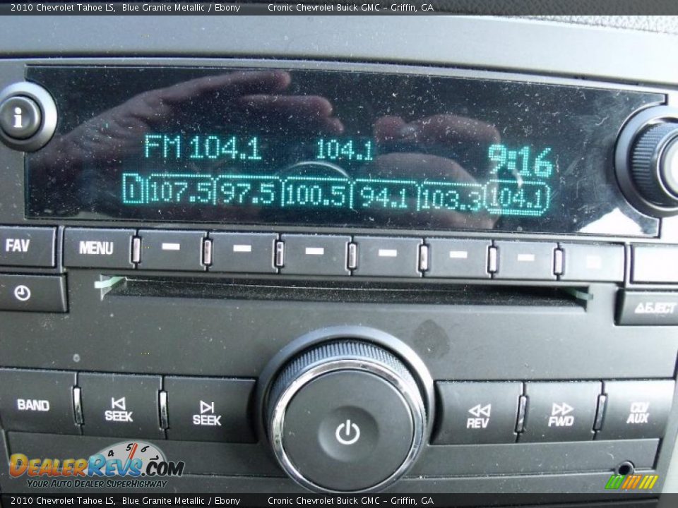 2010 Chevrolet Tahoe LS Blue Granite Metallic / Ebony Photo #21