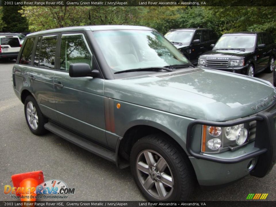 2003 Land Rover Range Rover HSE Giverny Green Metallic / Ivory/Aspen Photo #4
