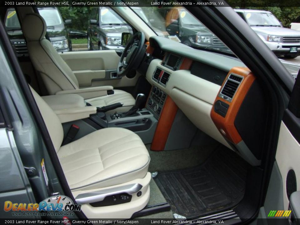 2003 Land Rover Range Rover HSE Giverny Green Metallic / Ivory/Aspen Photo #6