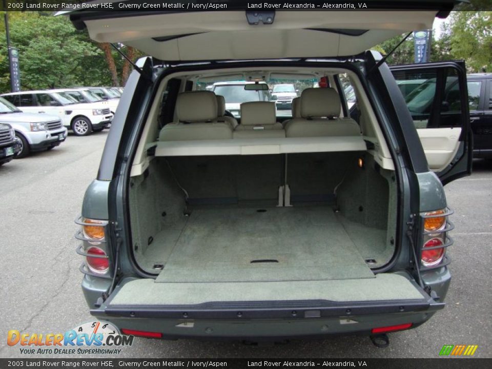 2003 Land Rover Range Rover HSE Giverny Green Metallic / Ivory/Aspen Photo #10