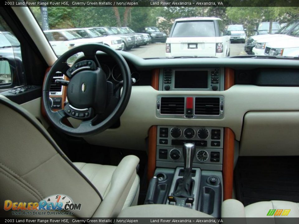 2003 Land Rover Range Rover HSE Giverny Green Metallic / Ivory/Aspen Photo #11
