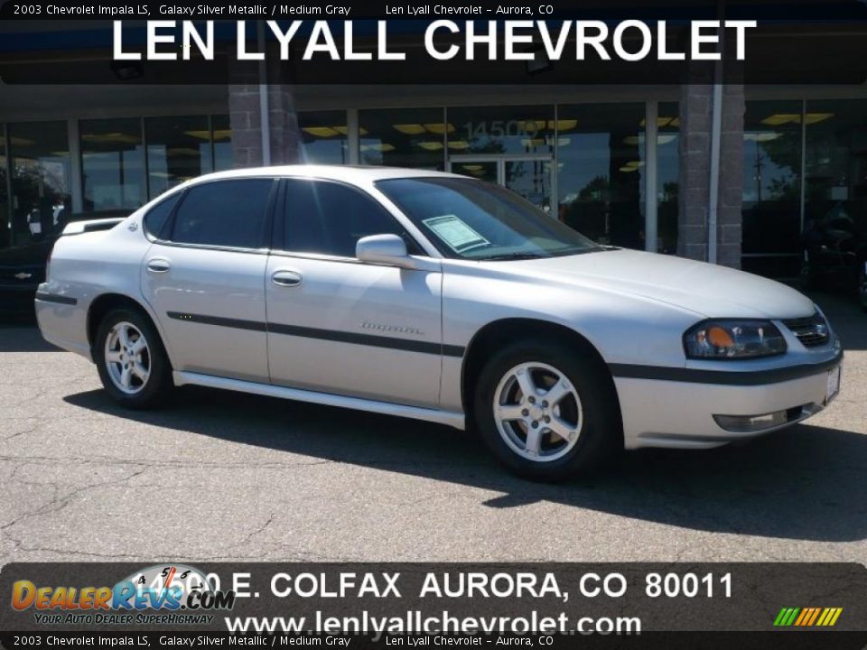 2003 Chevrolet Impala LS Galaxy Silver Metallic / Medium Gray Photo #1