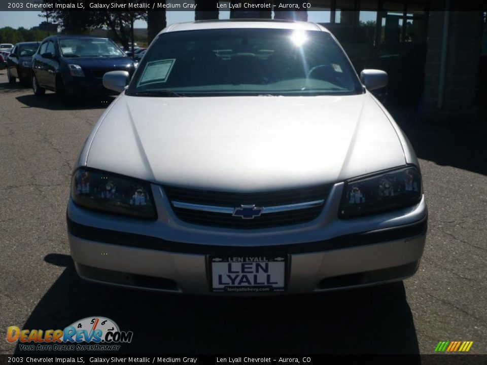 2003 Chevrolet Impala LS Galaxy Silver Metallic / Medium Gray Photo #3