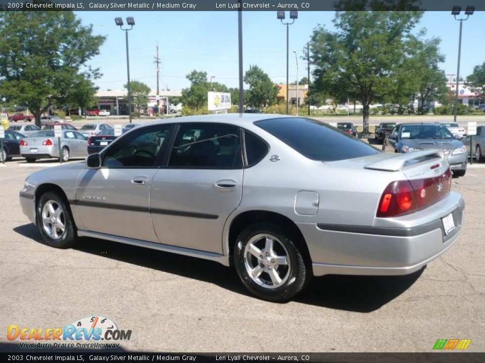 2003 Chevrolet Impala LS Galaxy Silver Metallic / Medium Gray Photo #4