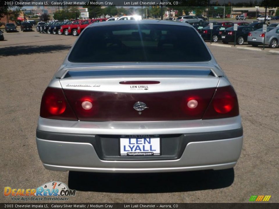 2003 Chevrolet Impala LS Galaxy Silver Metallic / Medium Gray Photo #5