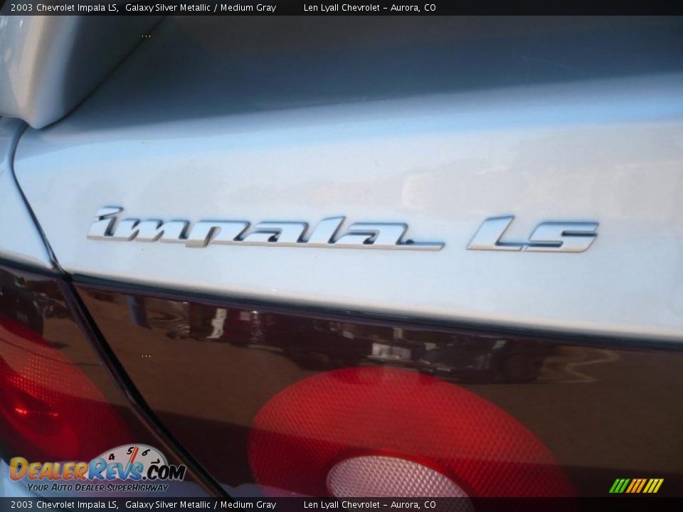 2003 Chevrolet Impala LS Galaxy Silver Metallic / Medium Gray Photo #12