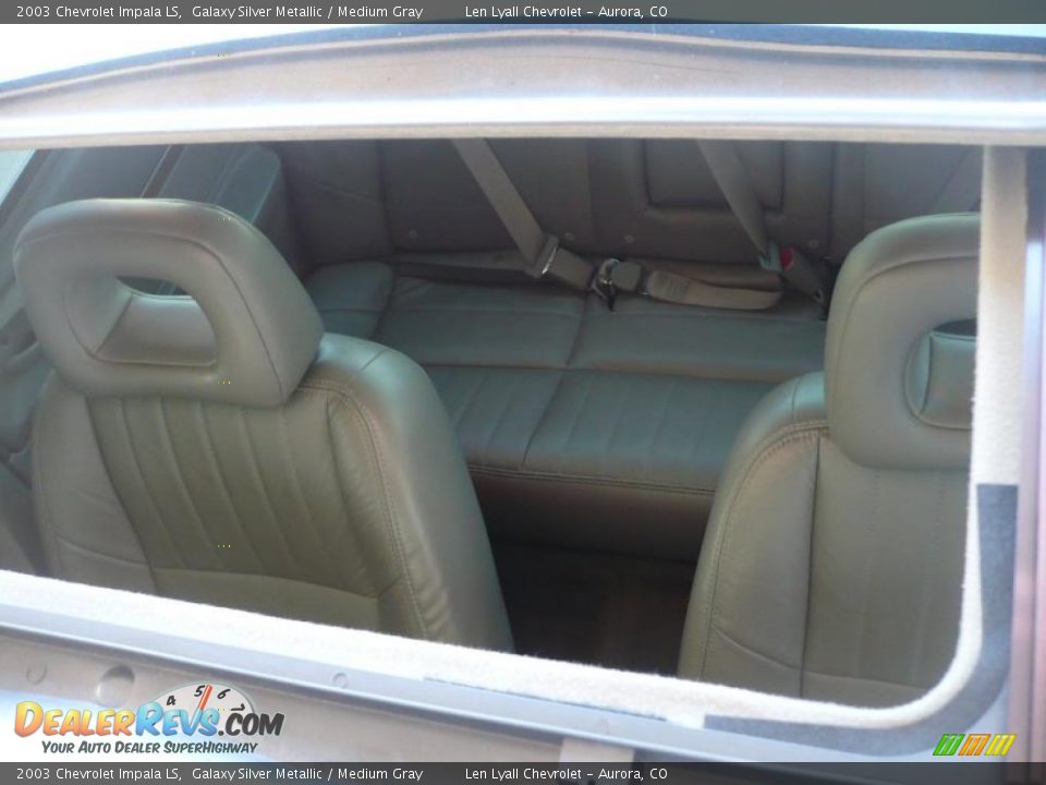 2003 Chevrolet Impala LS Galaxy Silver Metallic / Medium Gray Photo #26