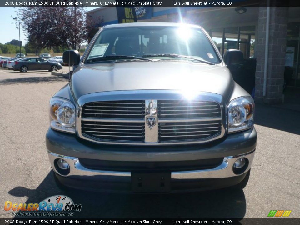 2008 Dodge Ram 1500 ST Quad Cab 4x4 Mineral Gray Metallic / Medium Slate Gray Photo #3
