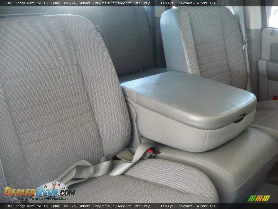 2008 Dodge Ram 1500 ST Quad Cab 4x4 Mineral Gray Metallic / Medium Slate Gray Photo #15
