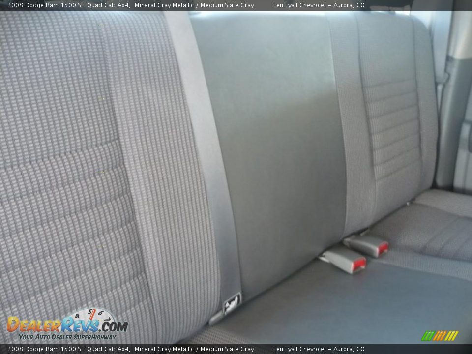 2008 Dodge Ram 1500 ST Quad Cab 4x4 Mineral Gray Metallic / Medium Slate Gray Photo #16
