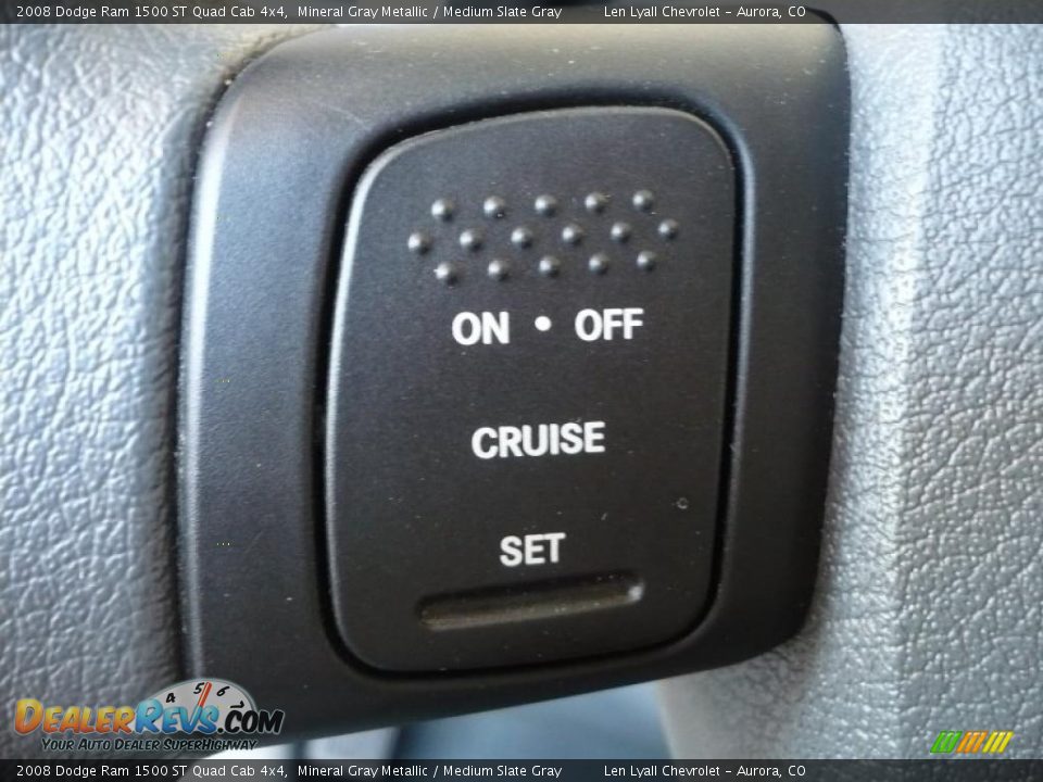2008 Dodge Ram 1500 ST Quad Cab 4x4 Mineral Gray Metallic / Medium Slate Gray Photo #21