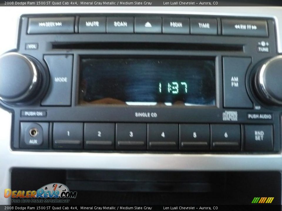 2008 Dodge Ram 1500 ST Quad Cab 4x4 Mineral Gray Metallic / Medium Slate Gray Photo #25