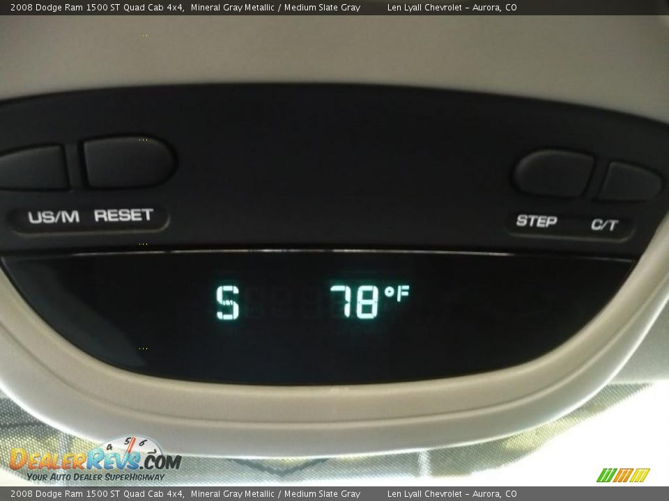 2008 Dodge Ram 1500 ST Quad Cab 4x4 Mineral Gray Metallic / Medium Slate Gray Photo #28