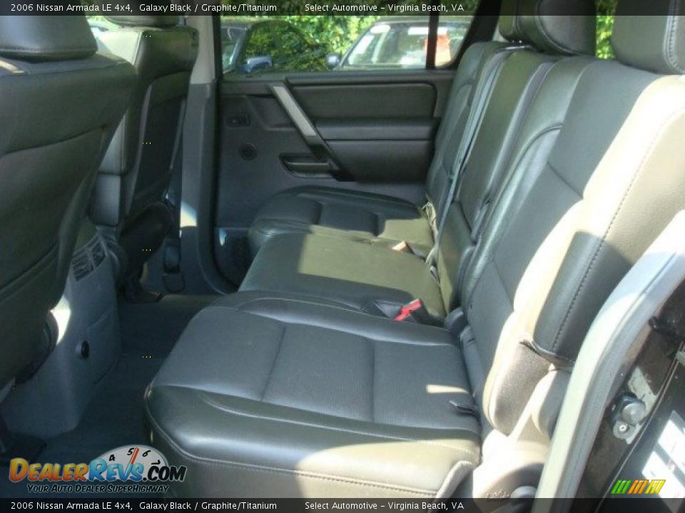 2006 Nissan Armada LE 4x4 Galaxy Black / Graphite/Titanium Photo #11