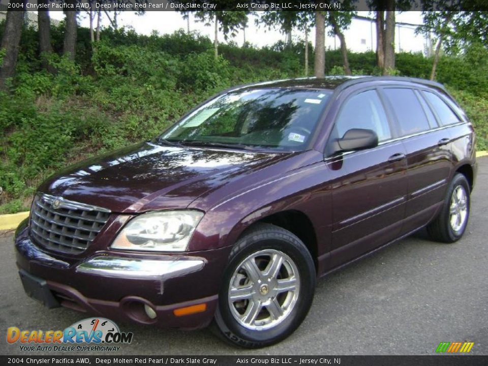 2004 Chrysler Pacifica AWD Deep Molten Red Pearl / Dark Slate Gray Photo #1