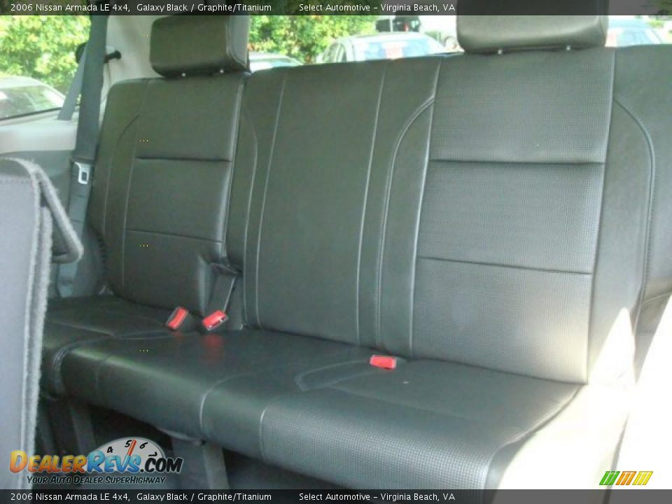 2006 Nissan Armada LE 4x4 Galaxy Black / Graphite/Titanium Photo #12