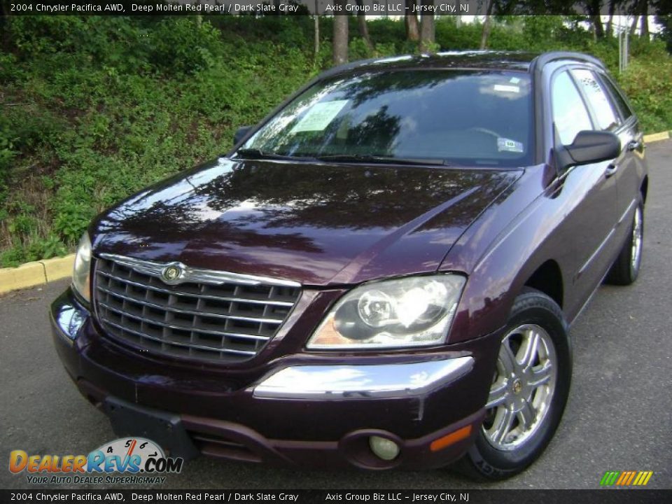 2004 Chrysler Pacifica AWD Deep Molten Red Pearl / Dark Slate Gray Photo #2