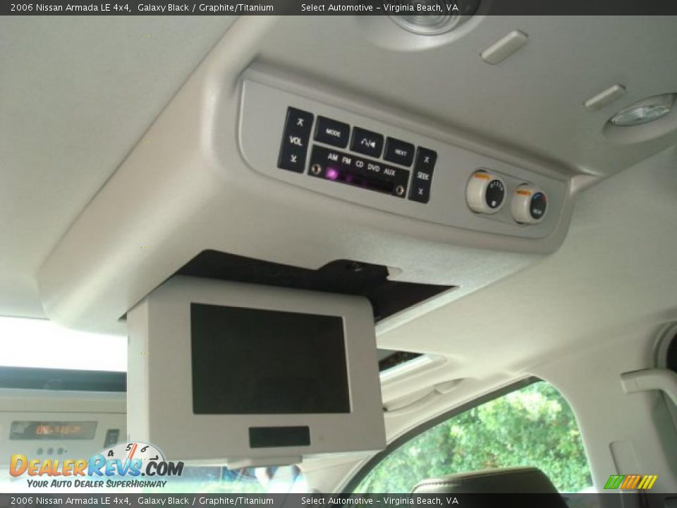 2006 Nissan Armada LE 4x4 Galaxy Black / Graphite/Titanium Photo #13