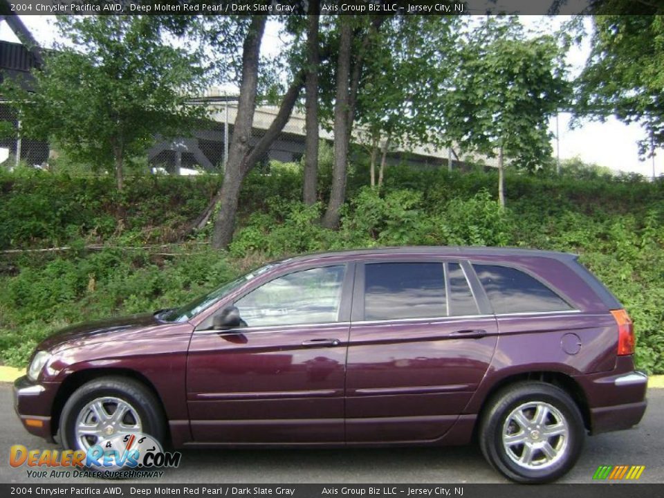 2004 Chrysler Pacifica AWD Deep Molten Red Pearl / Dark Slate Gray Photo #4