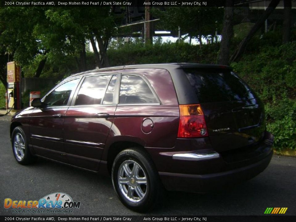 2004 Chrysler Pacifica AWD Deep Molten Red Pearl / Dark Slate Gray Photo #6