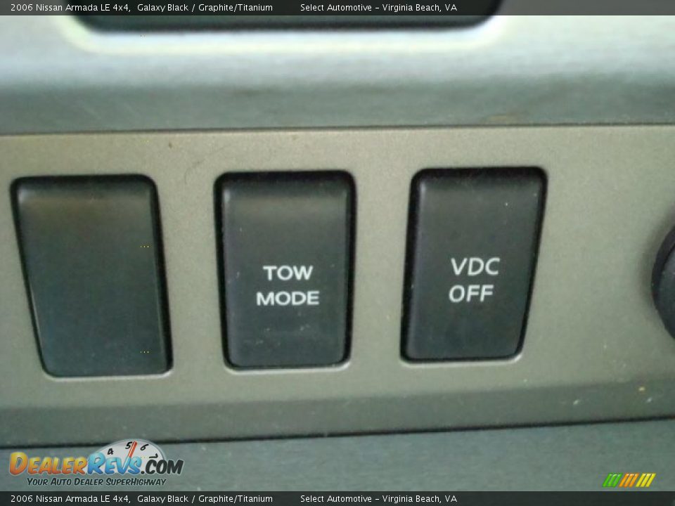 2006 Nissan Armada LE 4x4 Galaxy Black / Graphite/Titanium Photo #21