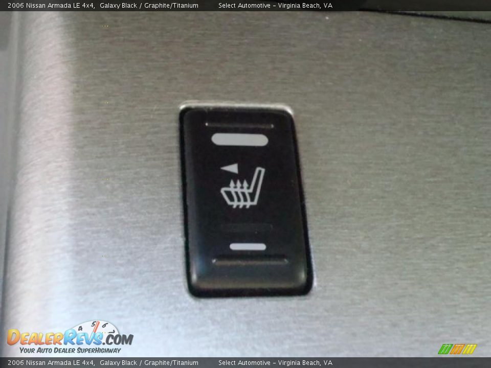 2006 Nissan Armada LE 4x4 Galaxy Black / Graphite/Titanium Photo #22