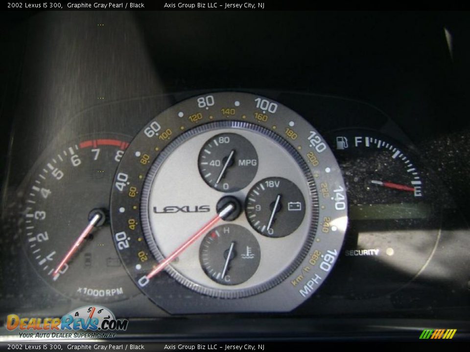 2002 Lexus IS 300 Graphite Gray Pearl / Black Photo #27