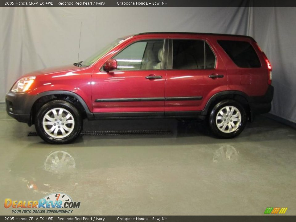 2005 Honda CR-V EX 4WD Redondo Red Pearl / Ivory Photo #2