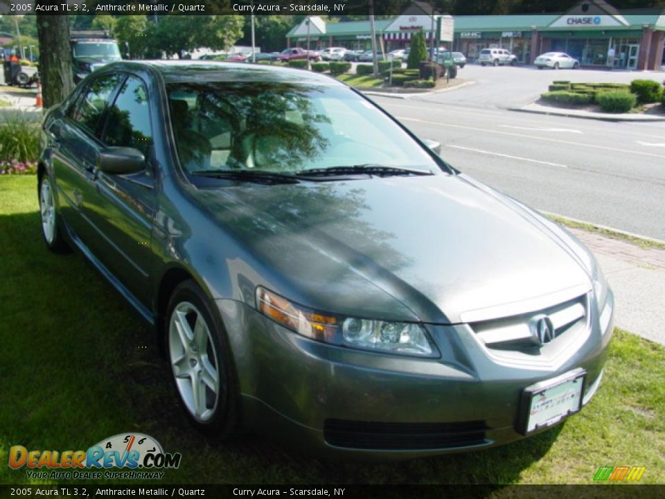 2005 Acura TL 3.2 Anthracite Metallic / Quartz Photo #4