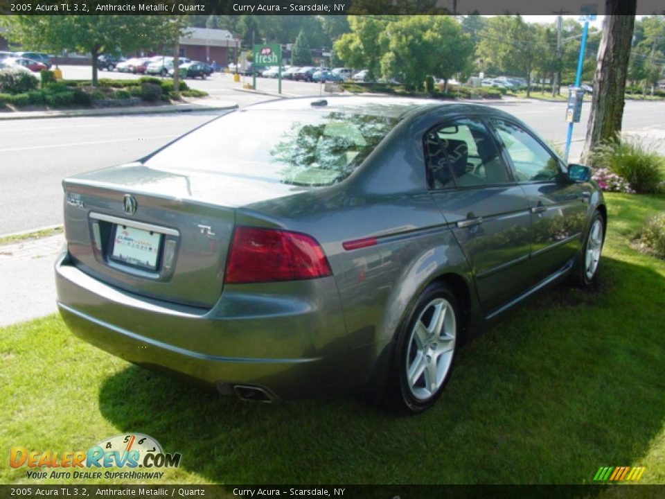 2005 Acura TL 3.2 Anthracite Metallic / Quartz Photo #5