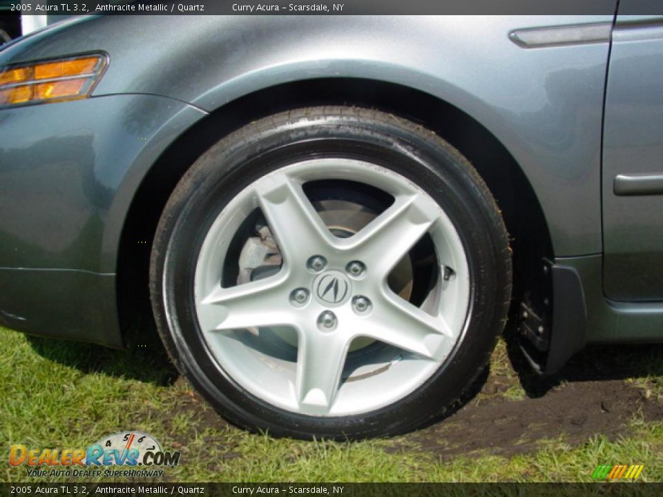 2005 Acura TL 3.2 Anthracite Metallic / Quartz Photo #8
