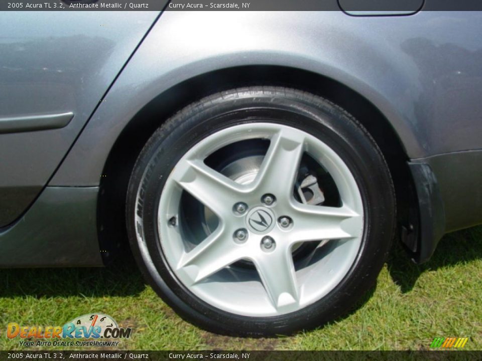 2005 Acura TL 3.2 Anthracite Metallic / Quartz Photo #9