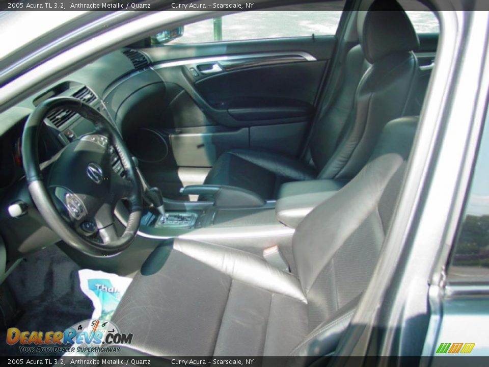 2005 Acura TL 3.2 Anthracite Metallic / Quartz Photo #12