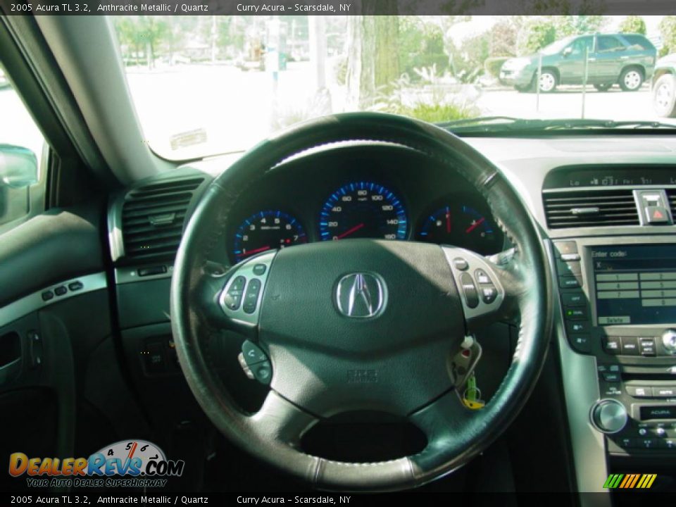 2005 Acura TL 3.2 Anthracite Metallic / Quartz Photo #21